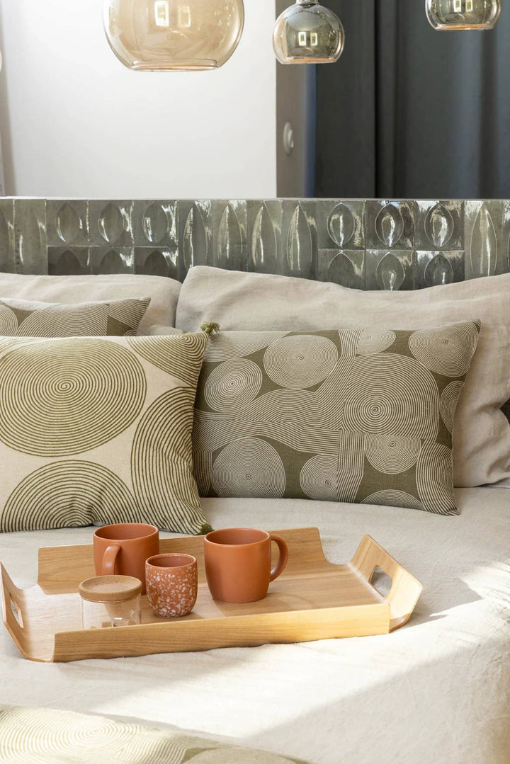 Housse de couette Stonewashed Zeff - Ocre by Vivaraise