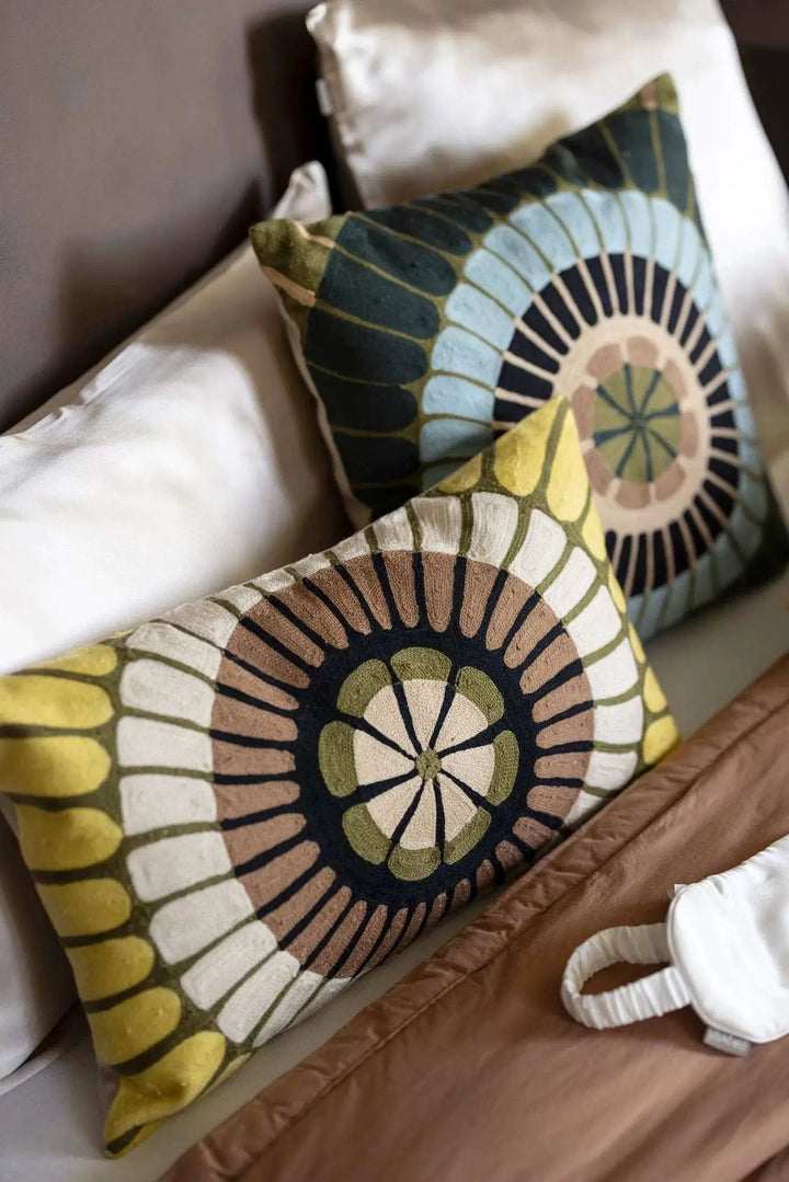 Coussin brodé Zeno Multico (Copie) by Vivaraise