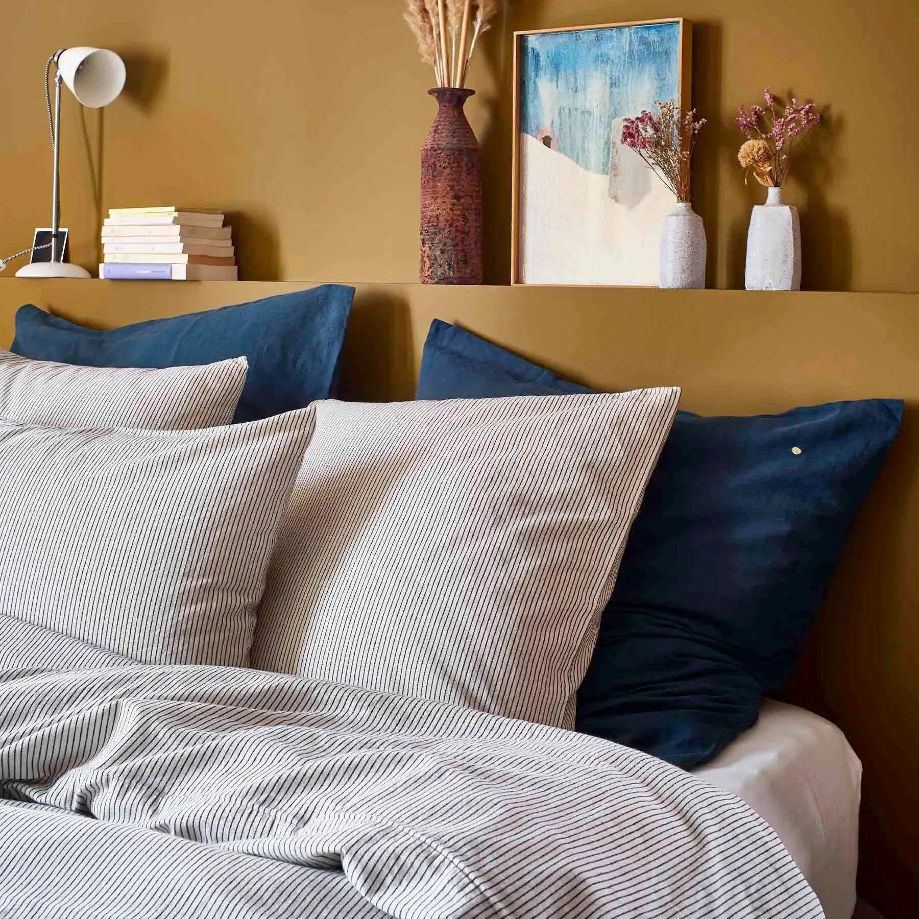 Taie d'oreiller Léonie Caviar by La Cerise sur le Gâteau