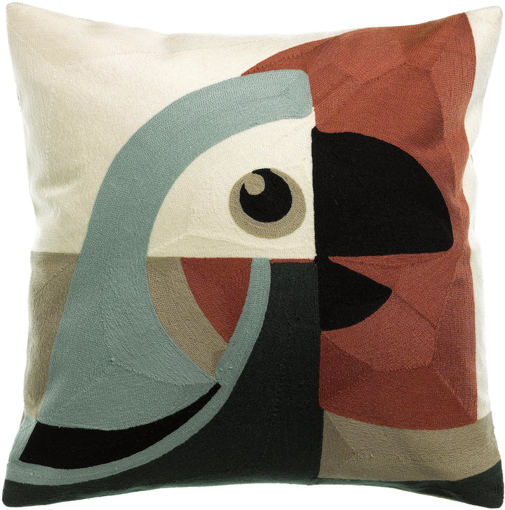 Coussin brodé Loro by Vivaraise