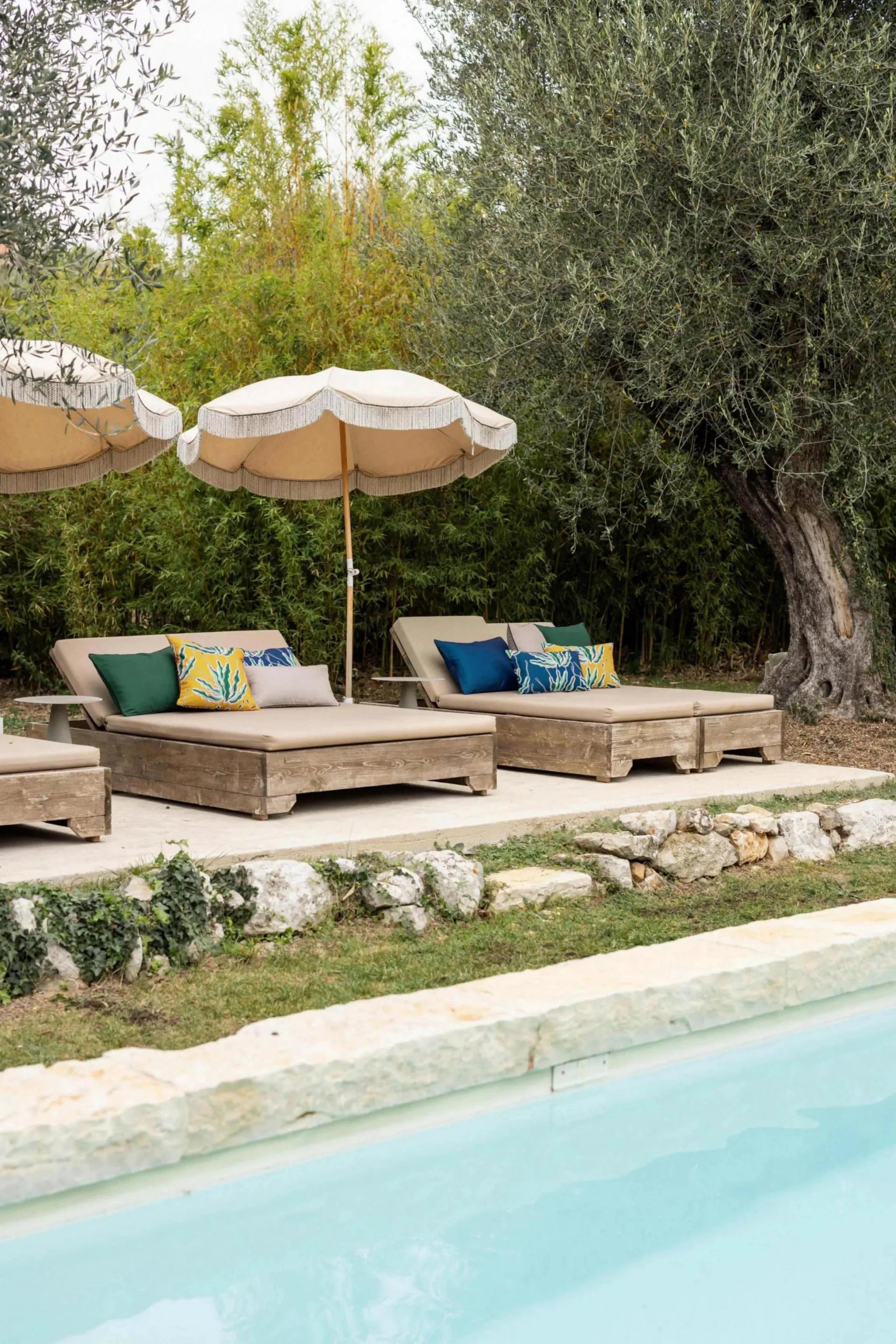 Coussin uni Alga outdoor by Vivaraise