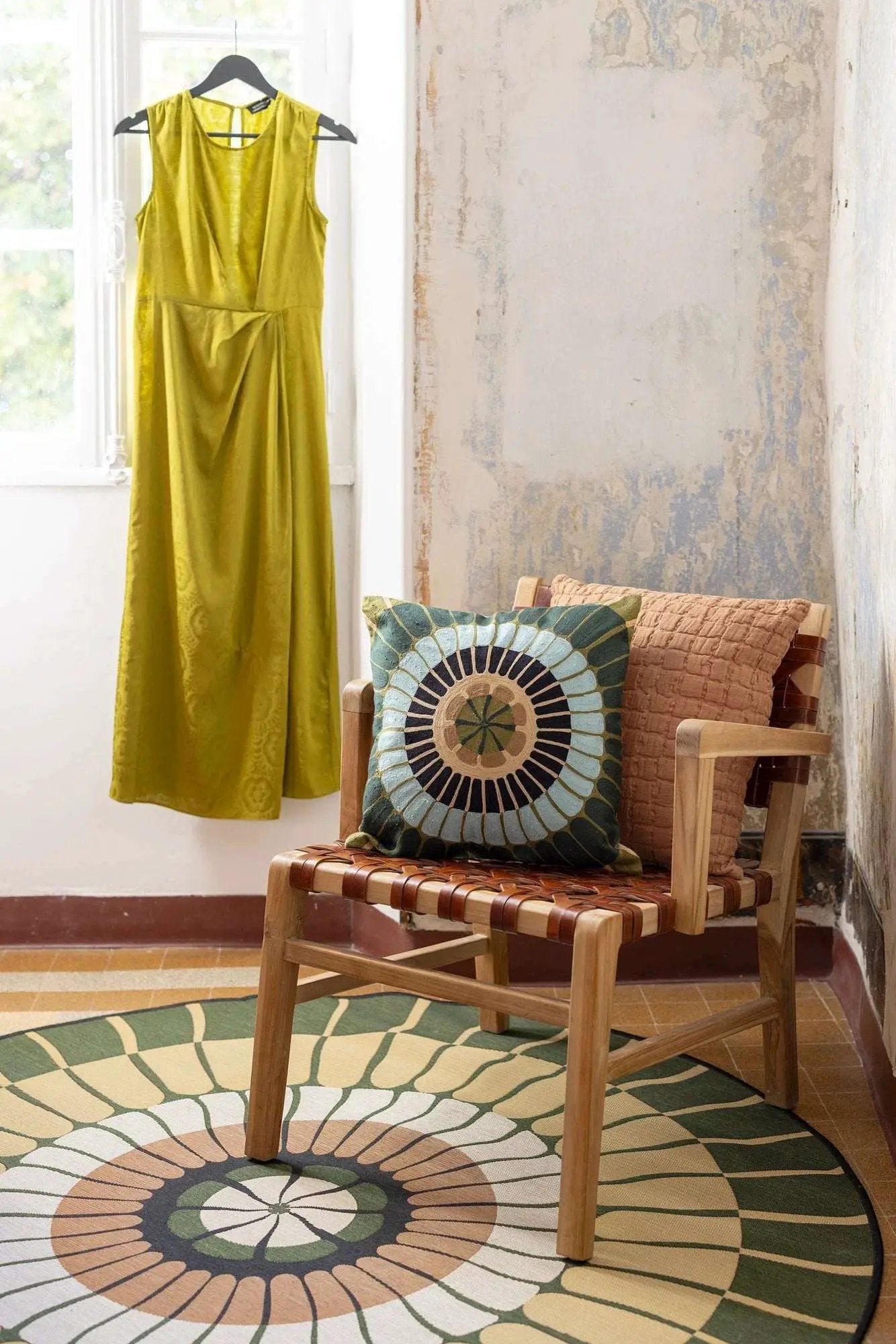 Coussin brodé Zeno Multico (Copie) by Vivaraise