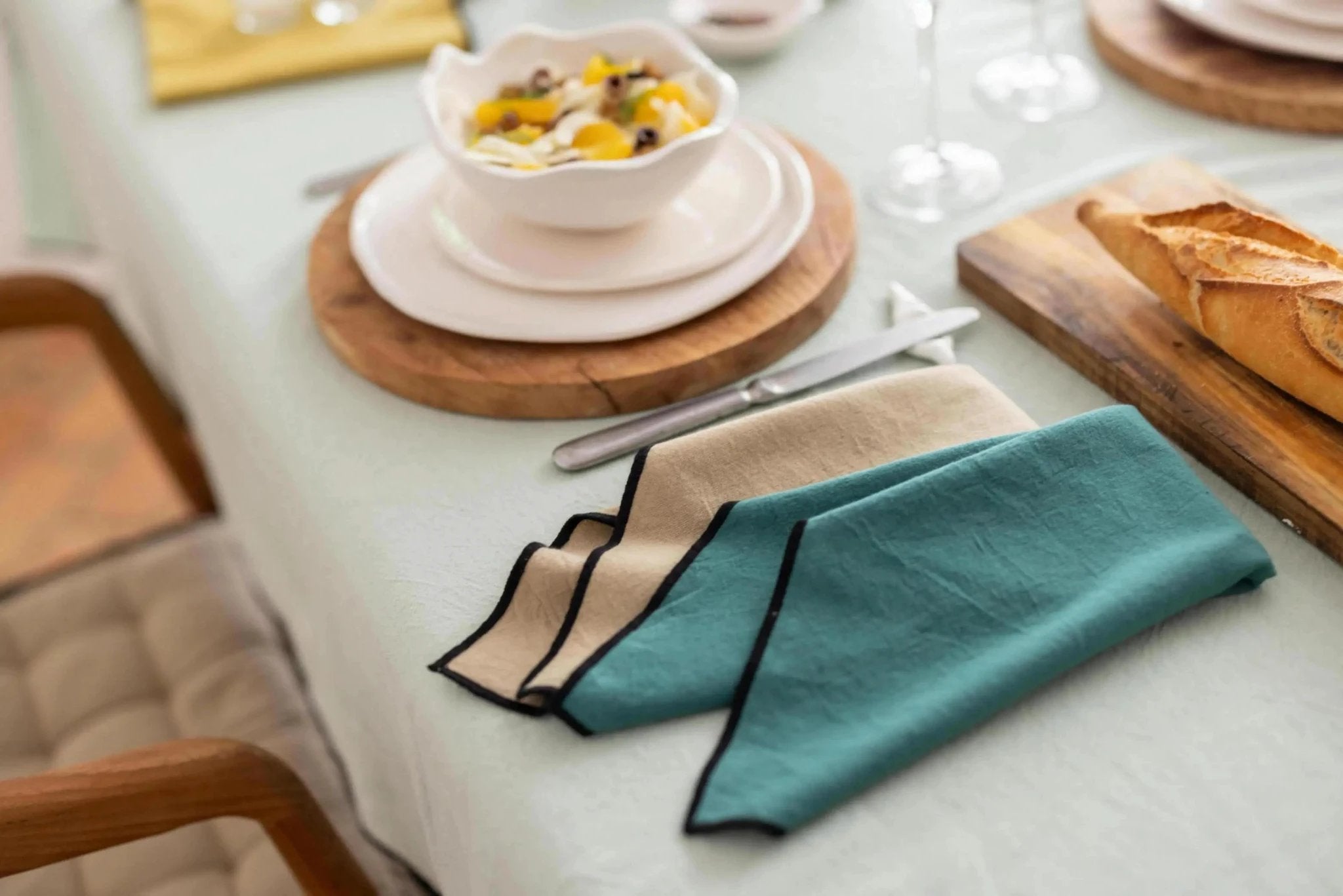 Serviette de table recyclée Grace by Winkler