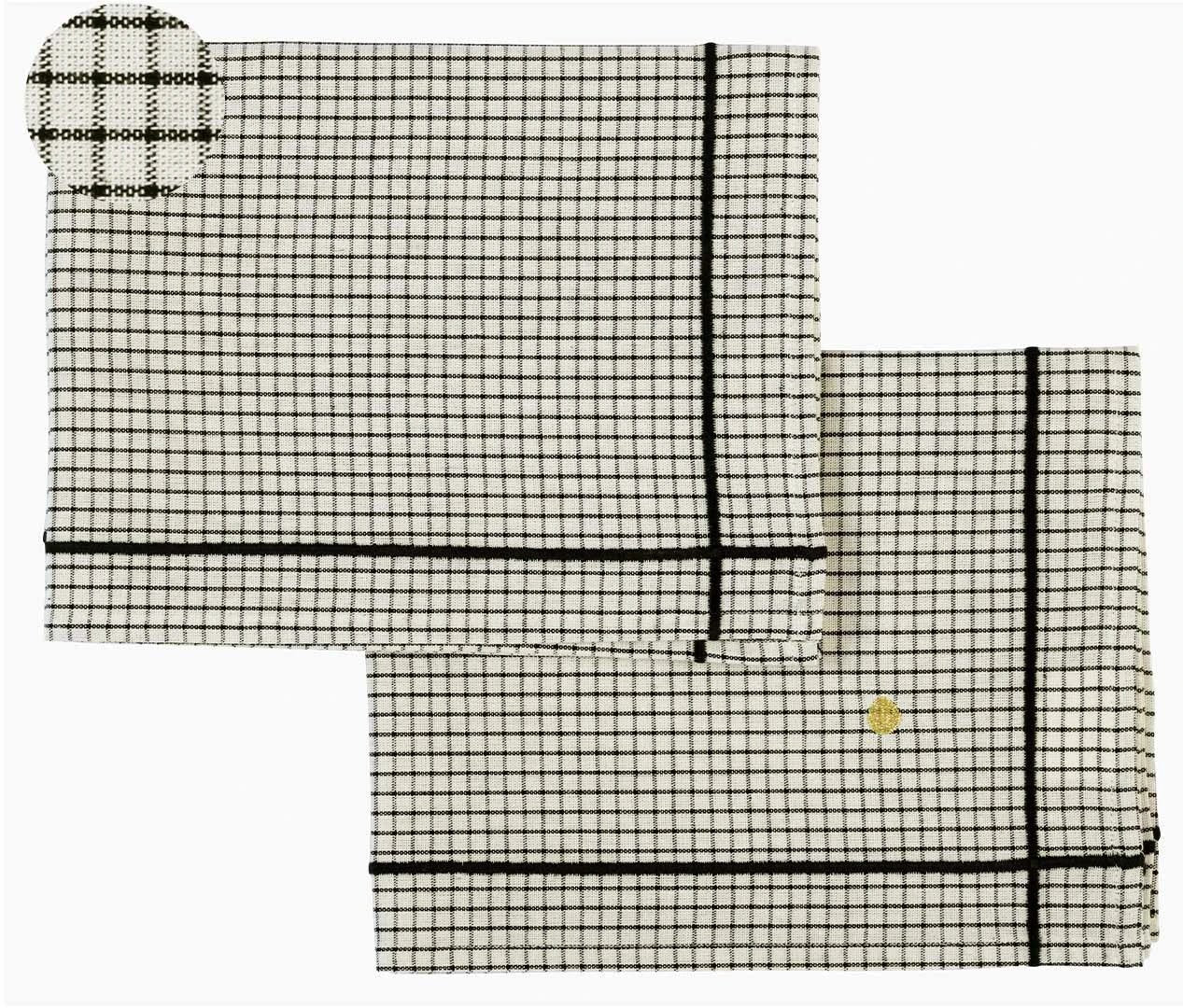 Lot de 2 sets de table Gustave Caviar by La Cerise sur le Gâteau