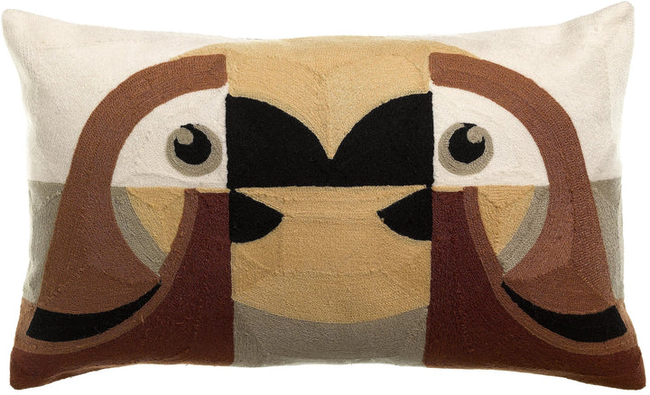 Coussin brodé Loro by Vivaraise