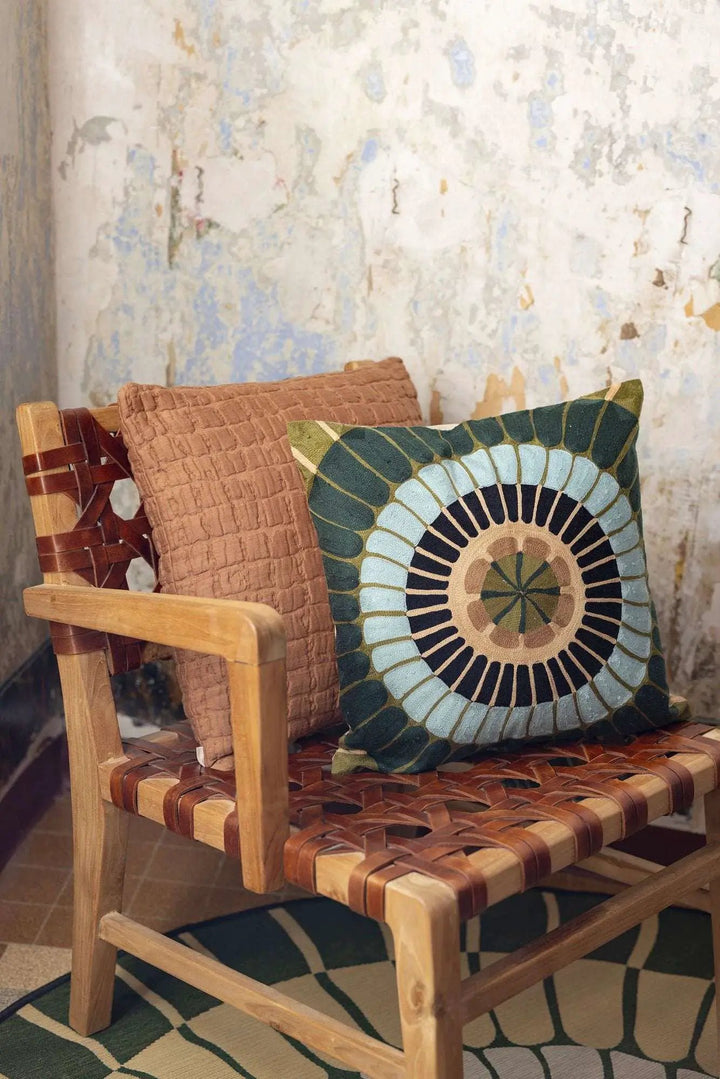 Coussin brodé Zeno Multico (Copie) by Vivaraise