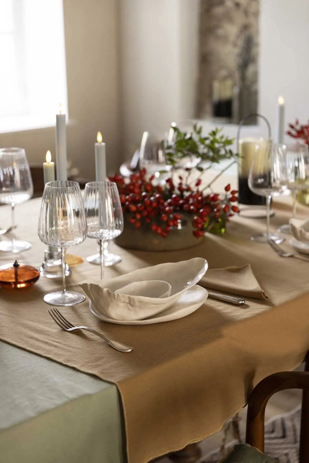 Serviette de table recyclée Grace by Winkler