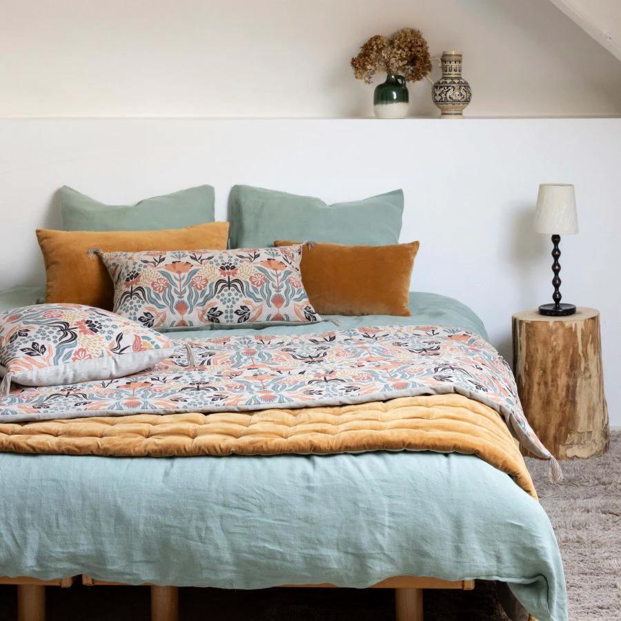 Drap plat Kala - Cannelle by Vivaraise